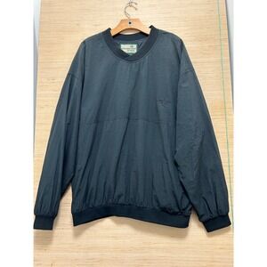 Dockers Golf Outerwear Pullover Windbreaker Black‎ Large L Lightweight